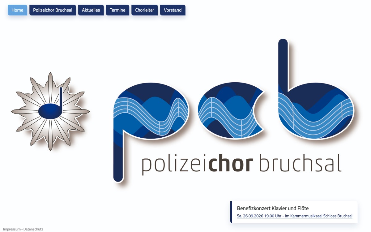 Startseite von polizei-chor-bruchsal.de